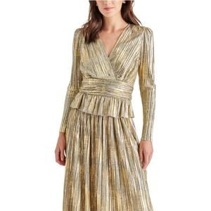 NEW STEVE MADDEN azura top in gold